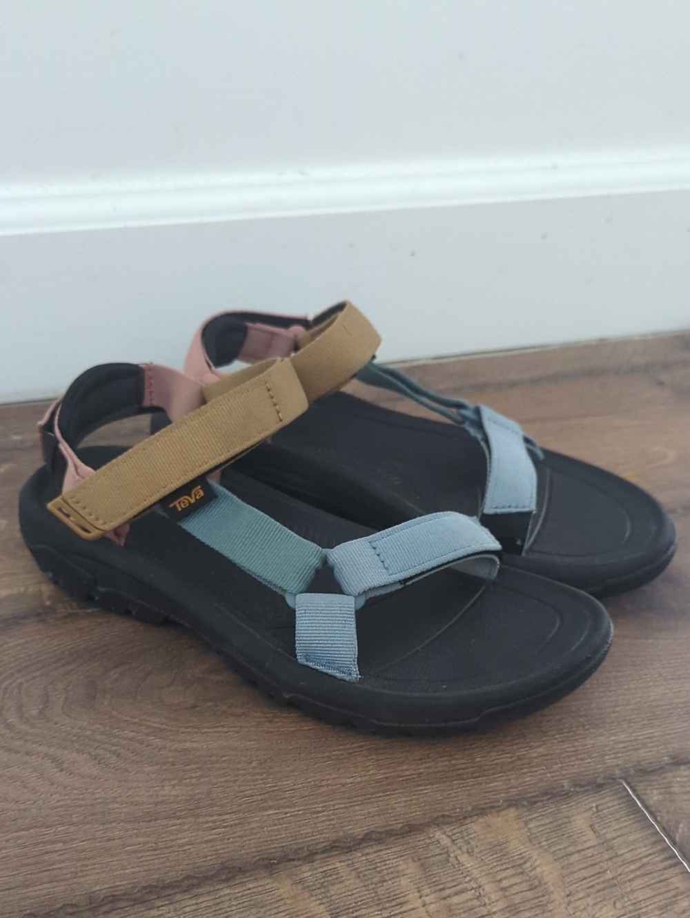 Teva Colorblock Strap Sandals - Black, Blue, Green, Pink, Tan